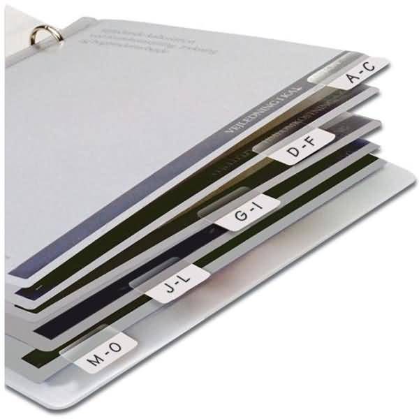 Registertabs 12x25mm weiß permanent klebend VE=72 Stück