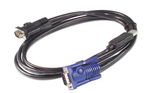 APC - Tastatur- / Video- / Maus- (KVM-) Kabel - USB, HD-15 (VGA)