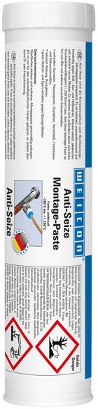 WEICON Anti-Seize Montagepaste | Schmier- und Trennmittelpaste | 0,4 kg | anthrazit