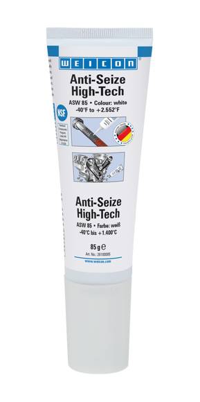 WEICON Anti-Seize High-Tech Montagepaste | metallfreie Schmier- und Trennmittelpaste | 85 g | weiß
