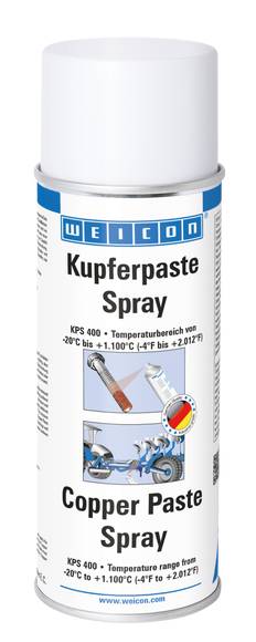 WEICON Kupferpaste Spray | Montage-Spray | 400 ml
