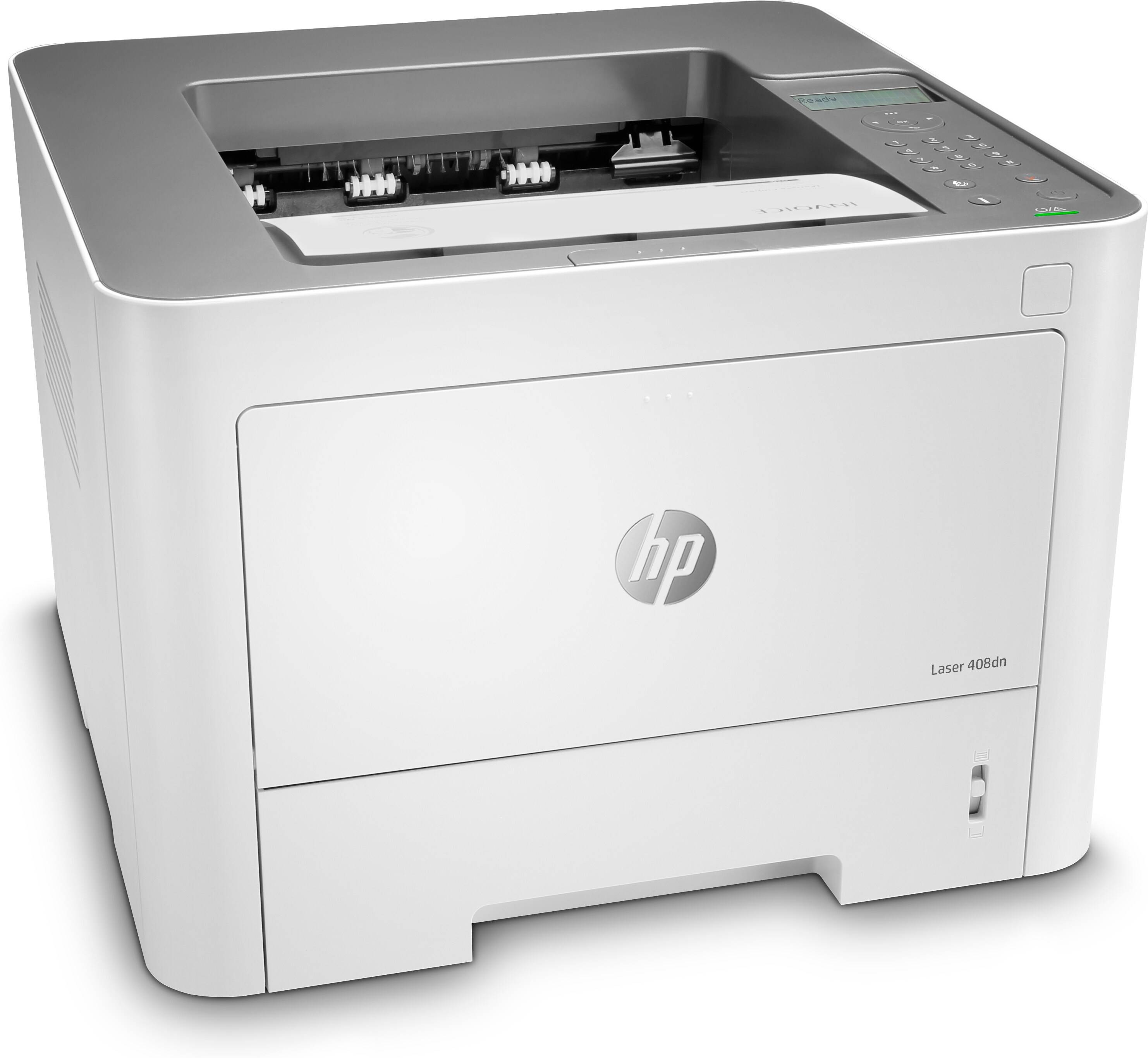 HP Laser 408dn, Laser, 1200 x 1200 DPI, A4, 40 Seiten pro Minute, Doppeltdruck, Weiß