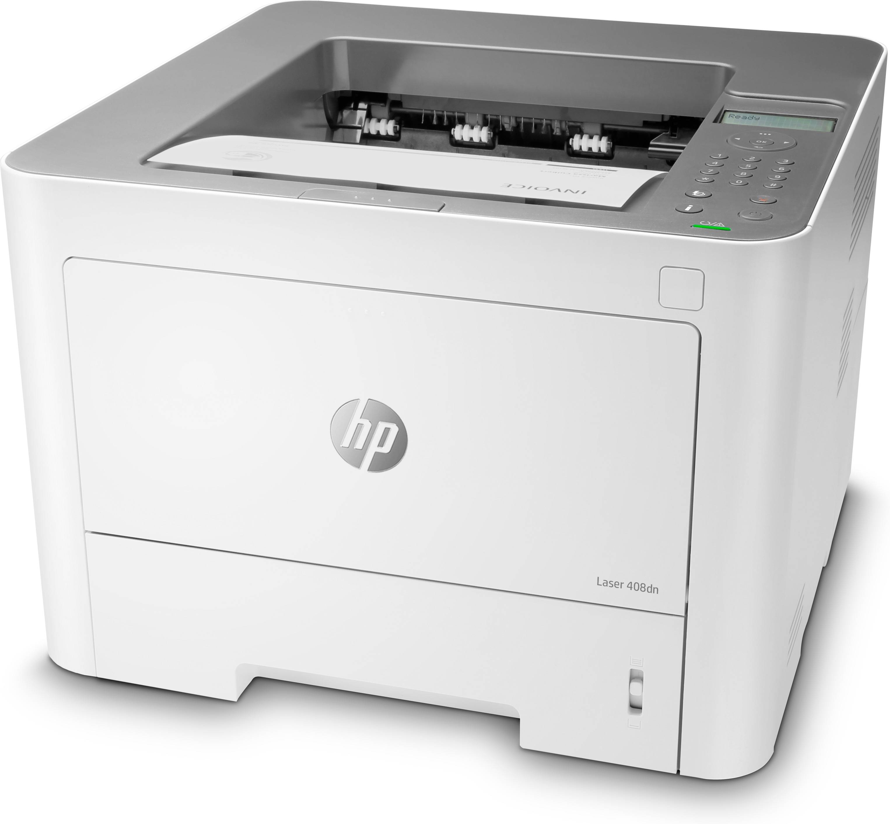 HP Laser 408dn, Laser, 1200 x 1200 DPI, A4, 40 Seiten pro Minute, Doppeltdruck, Weiß