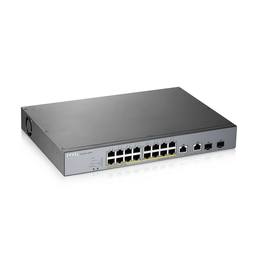 Zyxel GS1350-18HP - Switch - Smart - 16 x 10/100/1000 (PoE+)