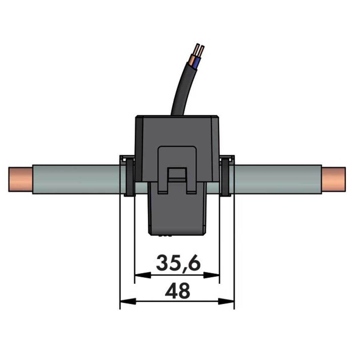 WAGO GmbH & Co. KG Kabelumbau-Stromwandler 855-3001/075-003