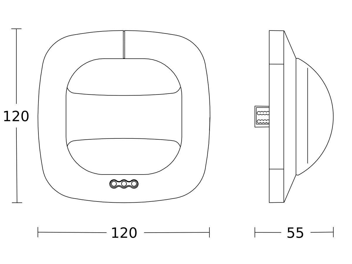 Steinel Präsenzmelder Dual HF UP WS DALI2
