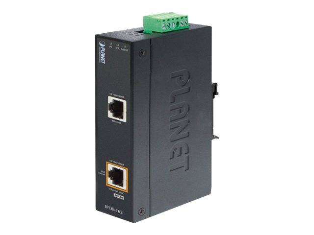 Planet IPOE-162 - Power Injector - AC 24/DC 24-48 V - 30 Watt - Ausgangsanschlüs
