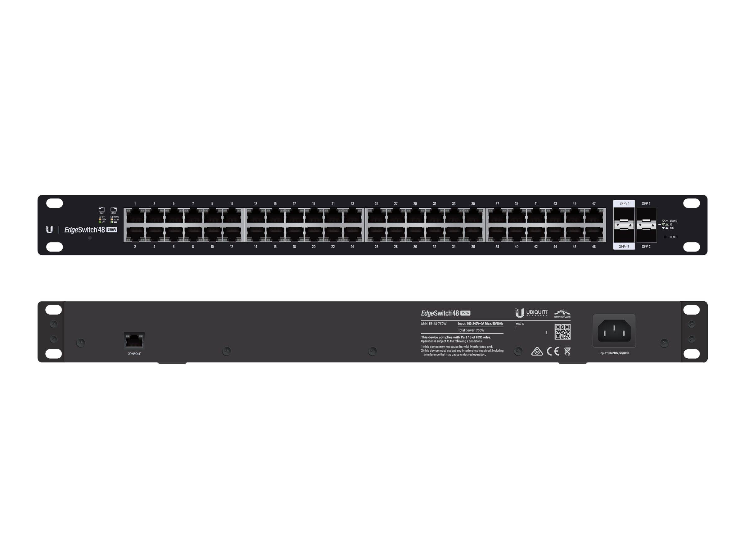 Ubiquiti EdgeSwitch 48 - Switch - managed - 48 x 10/100/1000 (PoE+)
