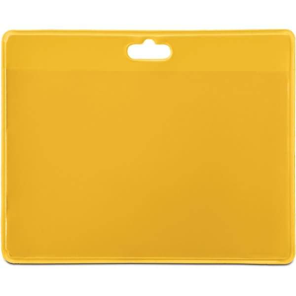 Namensschild 70x100mm PVC gelb VE=30 Stück