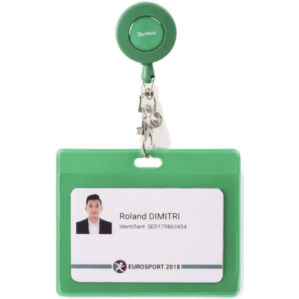 Namensschild 70x100mm PVC grün VE=30 Stück