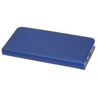 Buch Tasche "Smart" kompatibel mit SAMSUNG GALAXY A41 ( A415F ) Handy Hülle Etui Brieftasche Schutzhülle mit Standfunktion, Kartenfach Blau