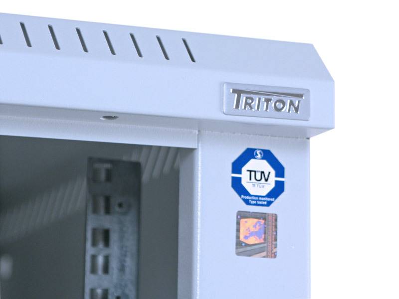 Triton Delta S - Schrank - RAL 7035 - 22U - 48.3 cm (19")