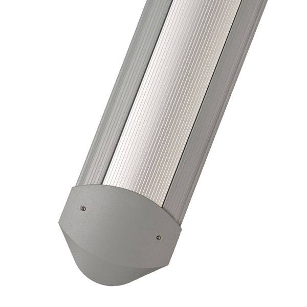 Kabelbrücke 150 cm EasyLoader Alu, hellgrau/Alu, inkl. 2 Endkappen