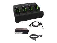 Zebra 4-Slot Battery Charger Kit - Batterieladegerät