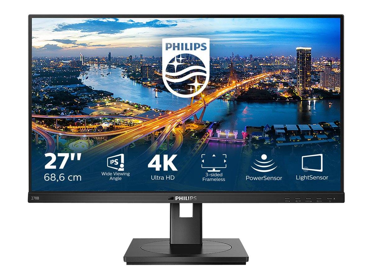 Philips B Line 278B1 - LED-Monitor - 68.6 cm (27) - 3840 x 2160 4K @ 60 Hz - IPS - 350 cd/m²