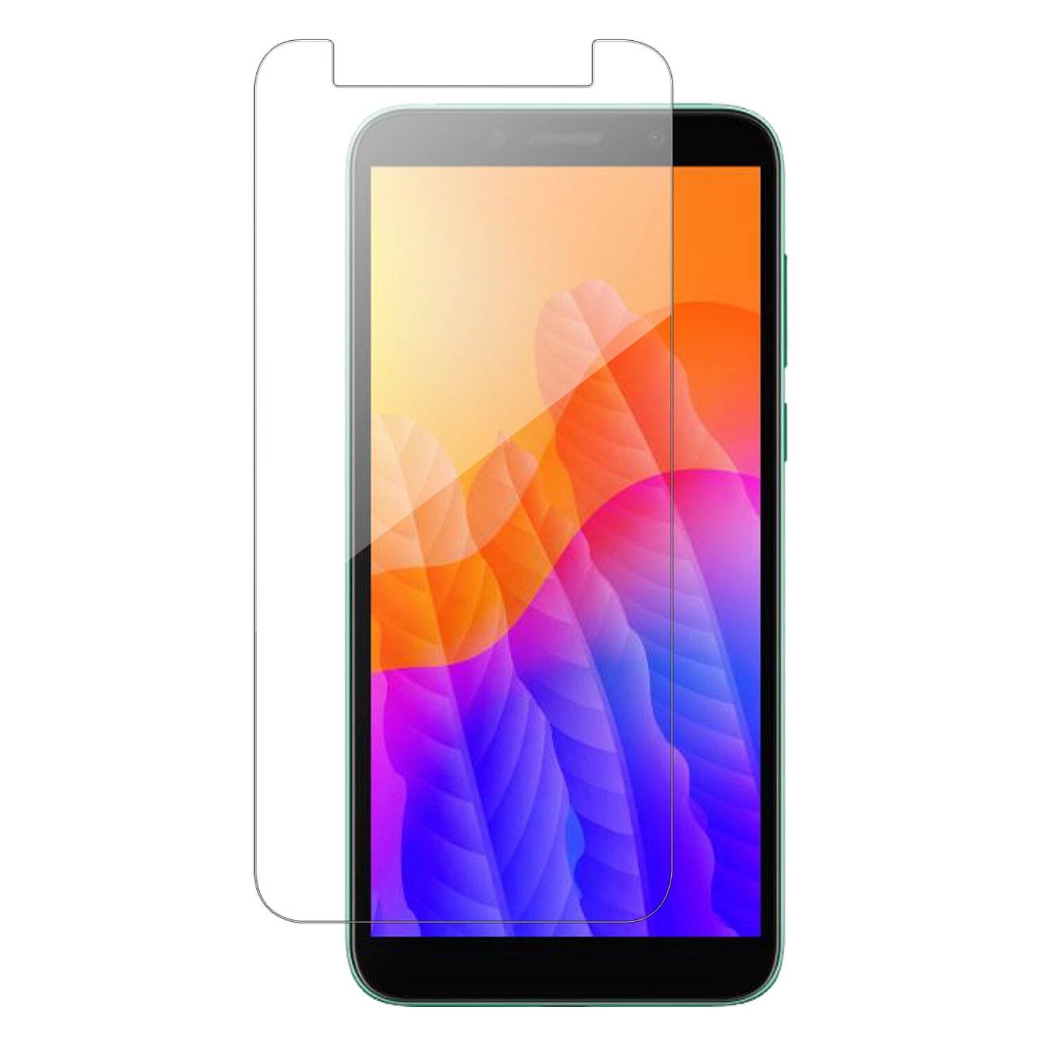 3X Schutz Schutz Glas 9H Tempered Glass Display Schutz Folie Display Glas Screen Protector kompatibel mit Huawei Y5P