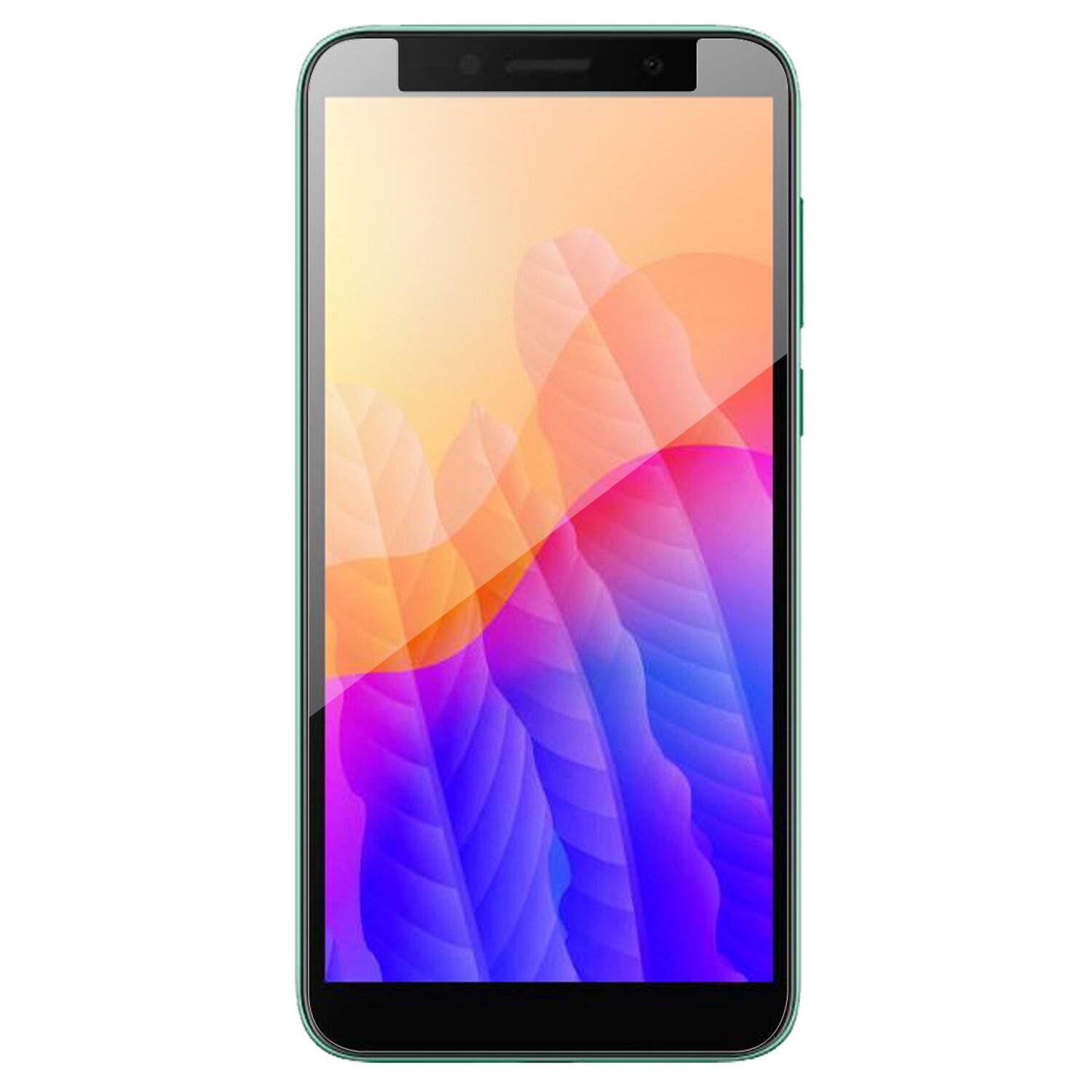 3X Schutz Schutz Glas 9H Tempered Glass Display Schutz Folie Display Glas Screen Protector kompatibel mit Huawei Y5P