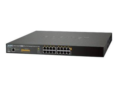 Planet UPOE-800G - Power Injector (Rack - einbaufähig) - Wechselstrom 100/240 V