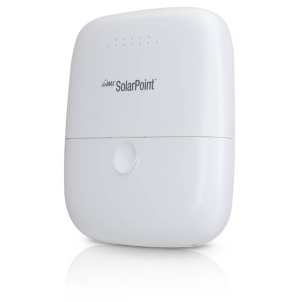 Ubiquiti Networks SunMAX SolarPoint, Einzelband (2,4GHz), Eingebauter Ethernet-Anschluss, Weiß