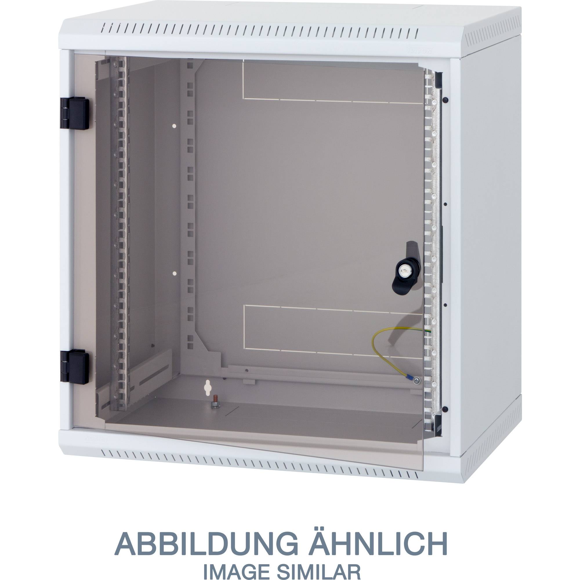 Triton Delta B - Schrank - geeignet für Wandmontage - RAL 7035 - 4U - 48.3 cm (19")