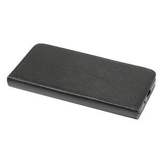 Buch Tasche "Smart" kompatibel mit HUAWEI Y5P Handy Hülle Etui Brieftasche Schutzhülle mit Standfunktion, Kartenfach Schwarz