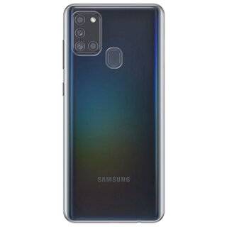 cofi1453® Silikon Hülle Basic kompatibel mit Samsung Galaxy A21s (A217F) Case TPU Soft Handy Cover Schutz Transparent