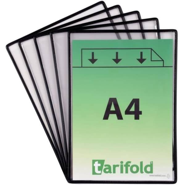 Sichttafel selbsthaftend A4 schwarz VE=5 Stück