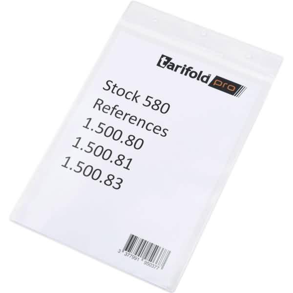 Kennzeichnungshülle A4 hoch VE=10 Stück transparent