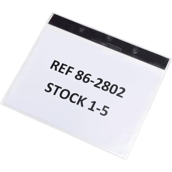 Kennzeichnungshülle A4 quer magnetisch VE=10 Stück transparent