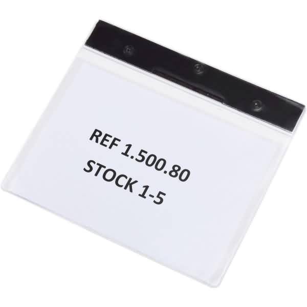 Kennzeichnungshülle A5 quer magnetisch VE=10 Stück transparent