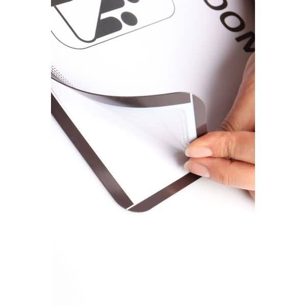 Info-Rahmen Magneto 50x70cm Rücken selbstklebend Magnetverschluss silber