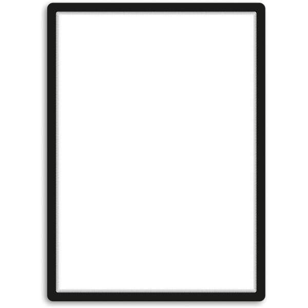 Info-Rahmen Magneto 50x70cm Rücken selbstklebend Magnetverschluss schwarz
