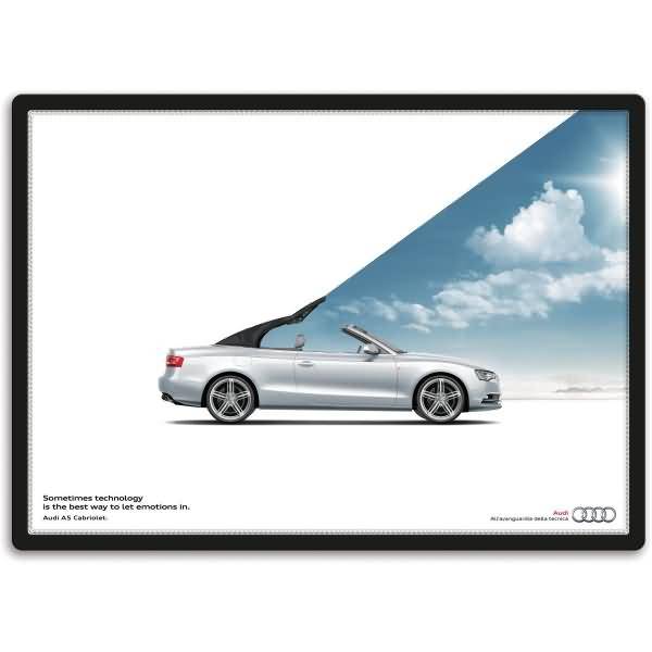 Info-Rahmen Magneto A1 Rücken selbstklebend Magnetverschluss schwarz