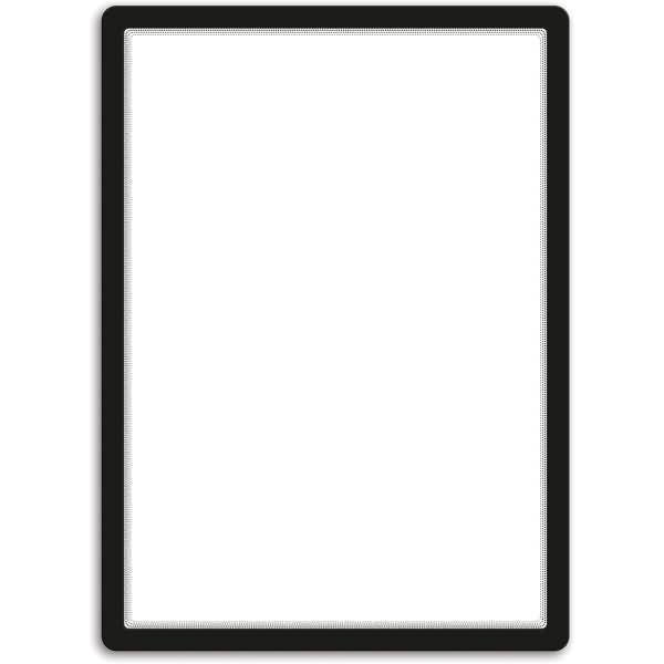 Info-Rahmen Magneto A2 Rücken selbstklebend Magnetverschluss schwarz