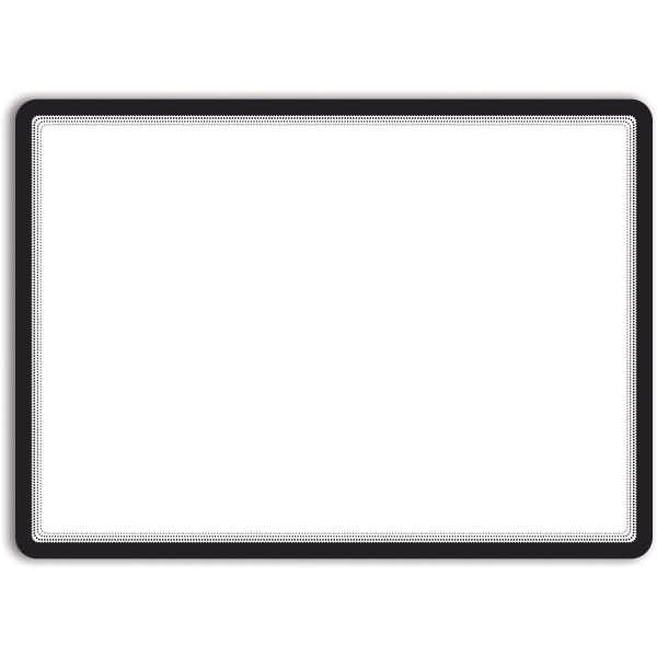 Info-Rahmen Magneto A3 selbsthaftend /Verschluss Magnet VE=2 Stück schwarz