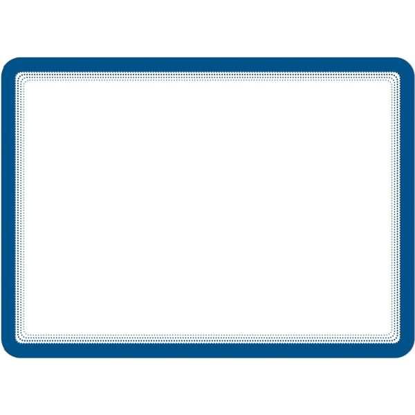 Info-Rahmen A4 Rücken und Verschluss magnetisch VE=2 Stück blau