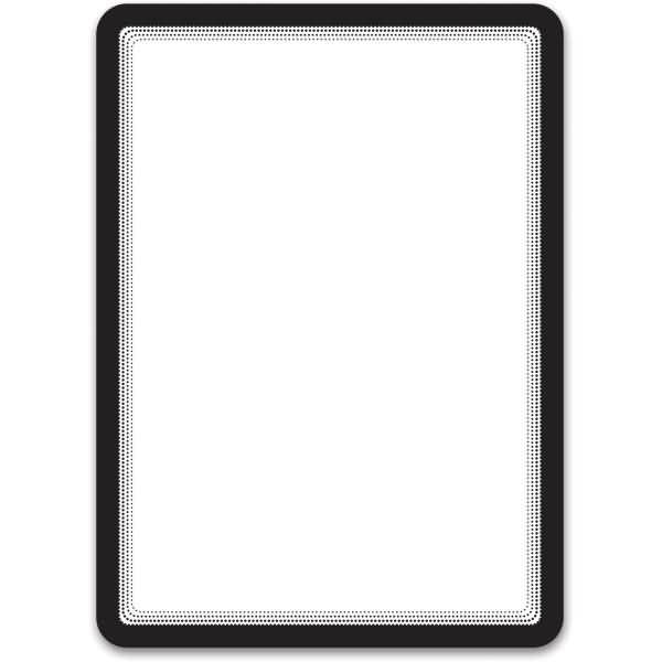 Info-Rahmen A4 Rücken und Verschluss magnetisch VE=2 Stück schwarz