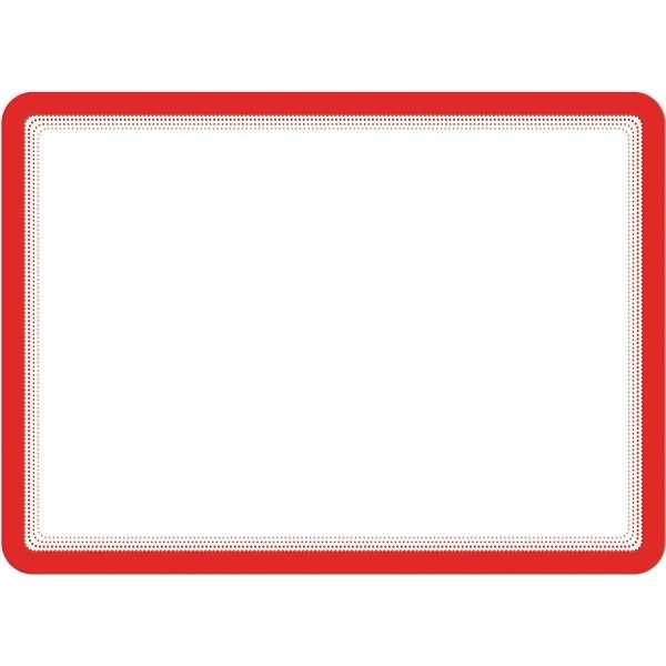 Info-Rahmen A4 selbstklebend/Magnetverschluss VE=2 Stück rot