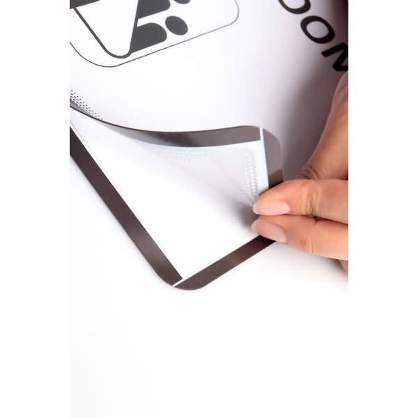 Info-Rahmen A5 selbstklebend/Magnetverschluss VE=2 Stück silber