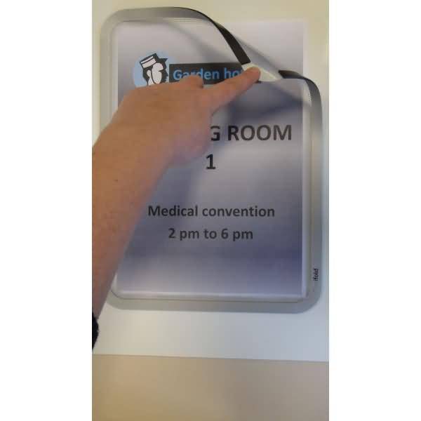 Info-Rahmen Magneto Solo A4 VE=2 Stück schwarz