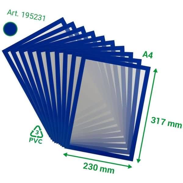 Info-Rahmen Magneto Solo Pro 230x317mm VE=10 Stück blau