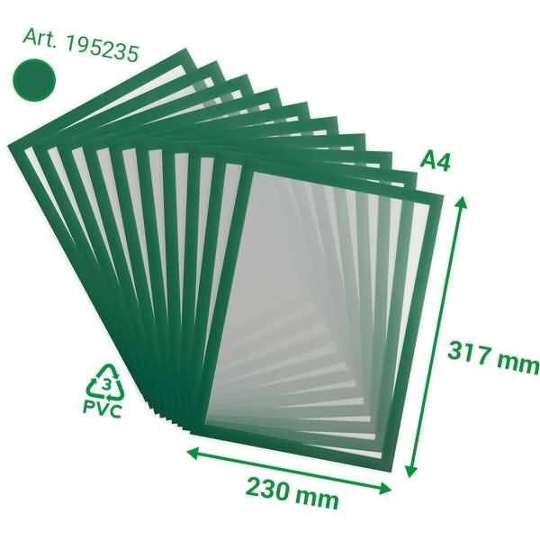 Info-Rahmen Magneto Solo Pro 230x317mm VE=10 Stück grün