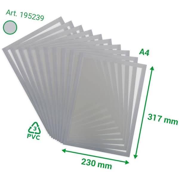 Info-Rahmen Magneto Solo Pro 230x317mm VE=10 Stück grau