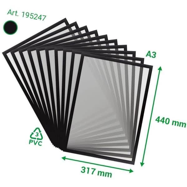 Info-Rahmen Magneto Solo Pro 317x440mm VE=10 Stück schwarz