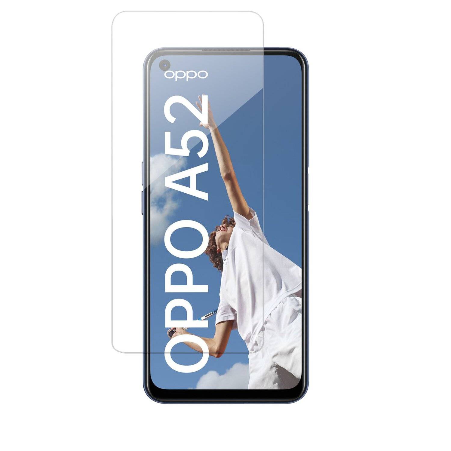 cofi1453 3X Schutz Schutz Glas 9H Tempered Glass Display Schutz Folie Display Glas Screen Protector kompatibel mit Oppo A52
