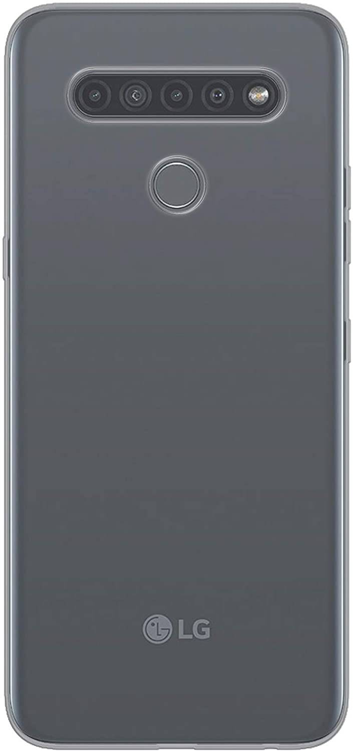 cofi1453® Silikon Hülle Basic kompatibel mit LG K41S Case TPU Soft Handy Cover Schutz Transparent