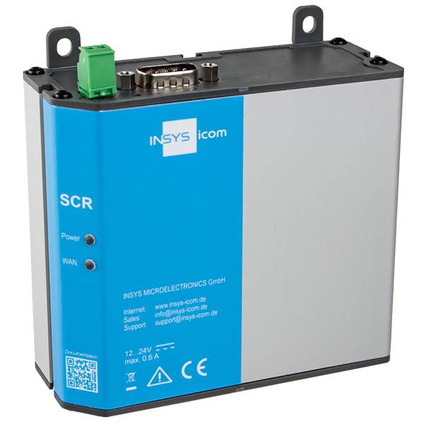 INSYS icom SCR-E 200 - Router 2-Port-Switch - Modbus