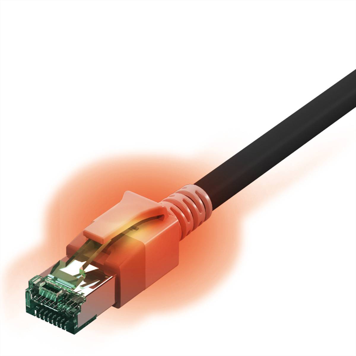 EASYLAN - Sacon 442628,100 - 1 m - Cat6a - S/FTP (S-STP) - RJ-45 - RJ-45