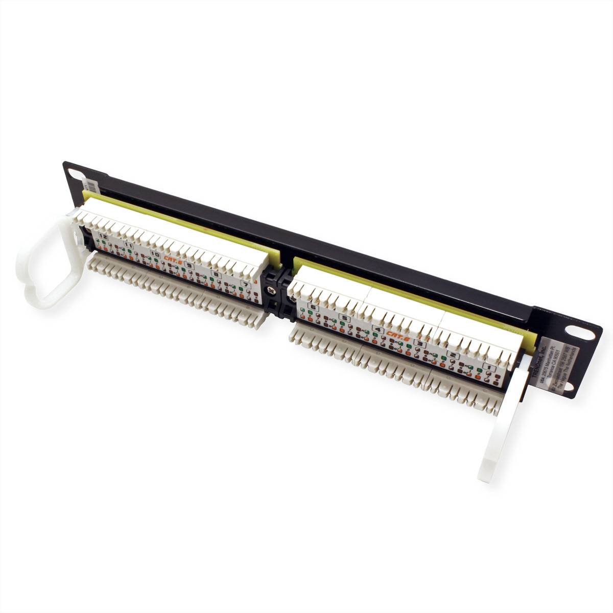 TRENDnet TC-P12C6 Patch Panel, 12-Port Cat. 6 Unshielded