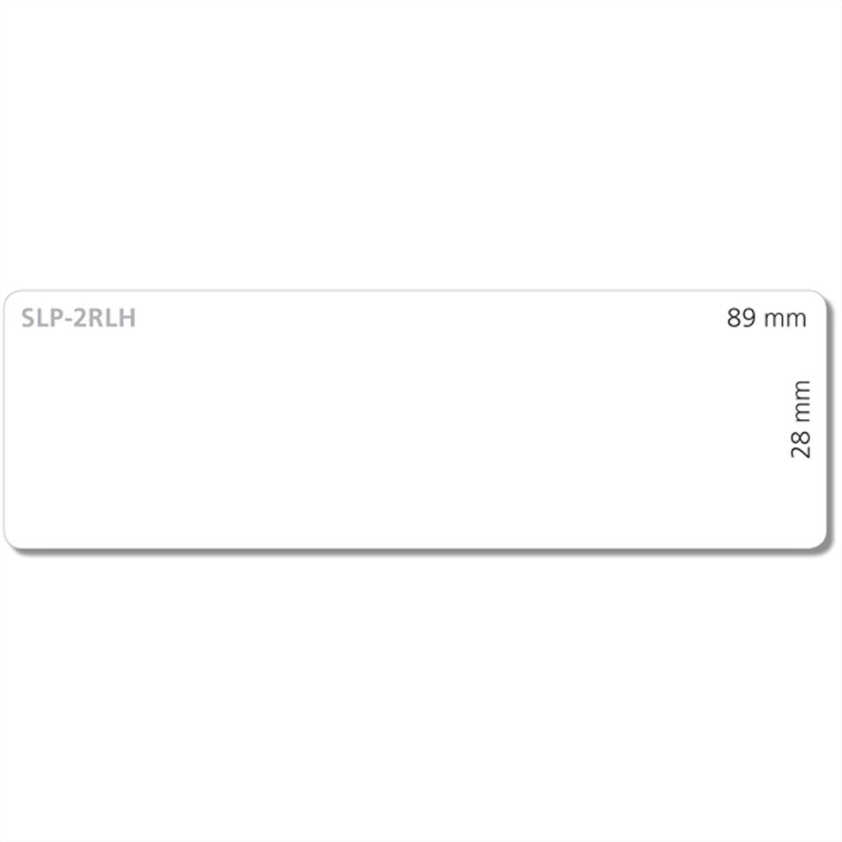 Seiko Instruments SLP-2RLH - Weiß - 28 x 89 mm 520 Etikett(en) (2 Rolle(n)